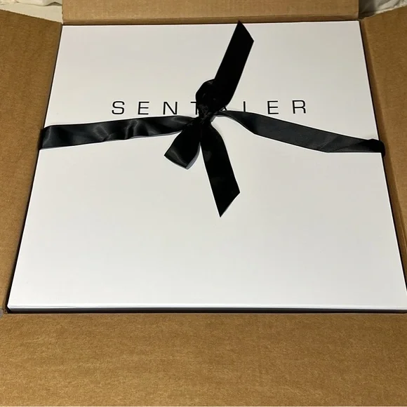 Sentaler || Baby Alpaca Shawl Collar Wrap Coat || Camel || S || NWT - Picture 4 of 5